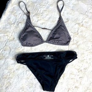 Shade Shore Black and White Bikini Size M (A4)